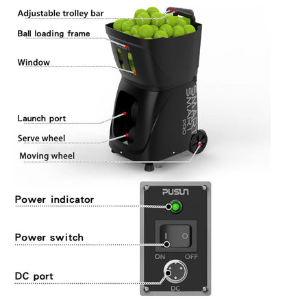 Pro Trainer 120 Ball Machine